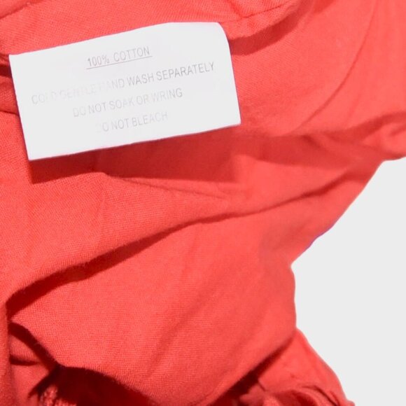 Saints + Secrets Red Mini Dress Size M Ruffle Strappy Backless Summer Party - Picture 8 of 8